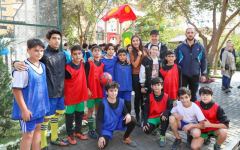 VP of Heydar Aliyev Foundation Leyla Aliyeva attends inauguration of another yard redeveloped under “Our yard” project (PHOTO)