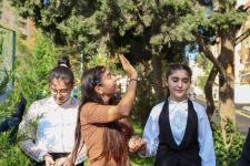 VP of Heydar Aliyev Foundation Leyla Aliyeva attends inauguration of another yard redeveloped under “Our yard” project (PHOTO)