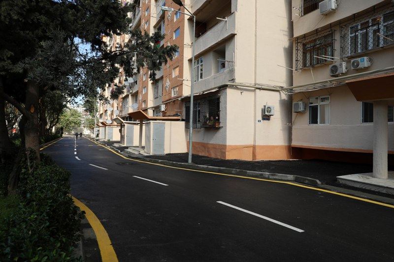 VP of Heydar Aliyev Foundation Leyla Aliyeva attends inauguration of another yard redeveloped under “Our yard” project (PHOTO)