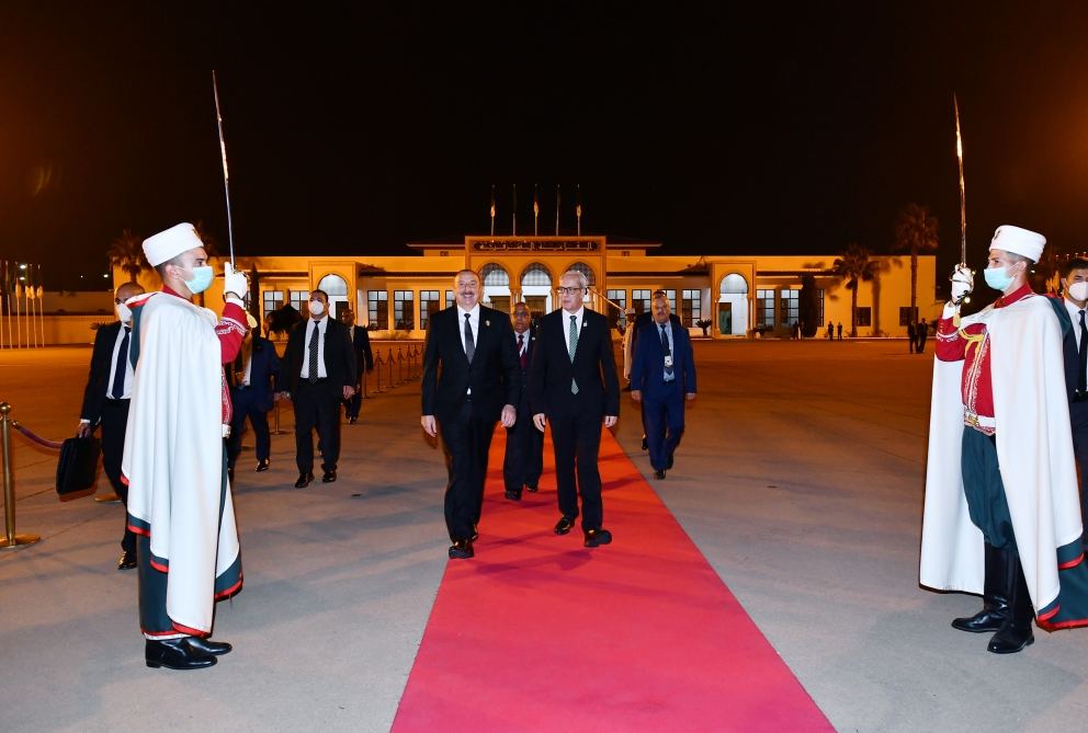 President Ilham Aliyev ended his visit to Algeria (PHOTO)