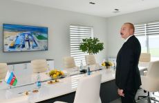 President Ilham Aliyev attends opening of olive oil and table olive products processing plant in Zira settlement (PHOTO/VIDEO)