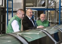 President Ilham Aliyev attends opening of olive oil and table olive products processing plant in Zira settlement (PHOTO/VIDEO)