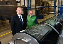 President Ilham Aliyev attends opening of olive oil and table olive products processing plant in Zira settlement (PHOTO/VIDEO)