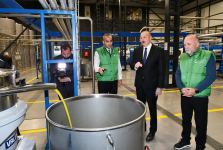 President Ilham Aliyev attends opening of olive oil and table olive products processing plant in Zira settlement (PHOTO/VIDEO)