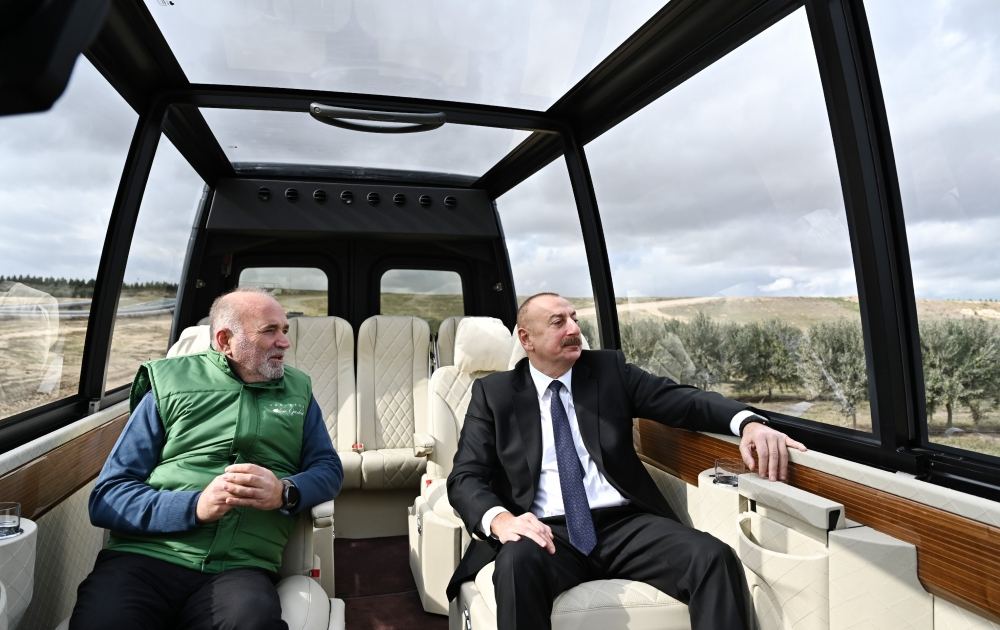 President Ilham Aliyev attends opening of olive oil and table olive products processing plant in Zira settlement (PHOTO/VIDEO)