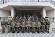 President Ilham Aliyev views conditions created at newly commissioned military unit of Defense Ministry in Fuzuli district (PHOTO/VIDEO)