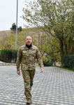 President Ilham Aliyev views conditions created at newly commissioned military unit of Defense Ministry in Fuzuli district (PHOTO/VIDEO)