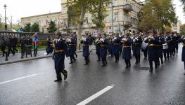 Procession with military bands in Baku on occasion of Victory Day (PHOTO/VIDEO)