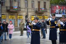 Procession with military bands in Baku on occasion of Victory Day (PHOTO/VIDEO)