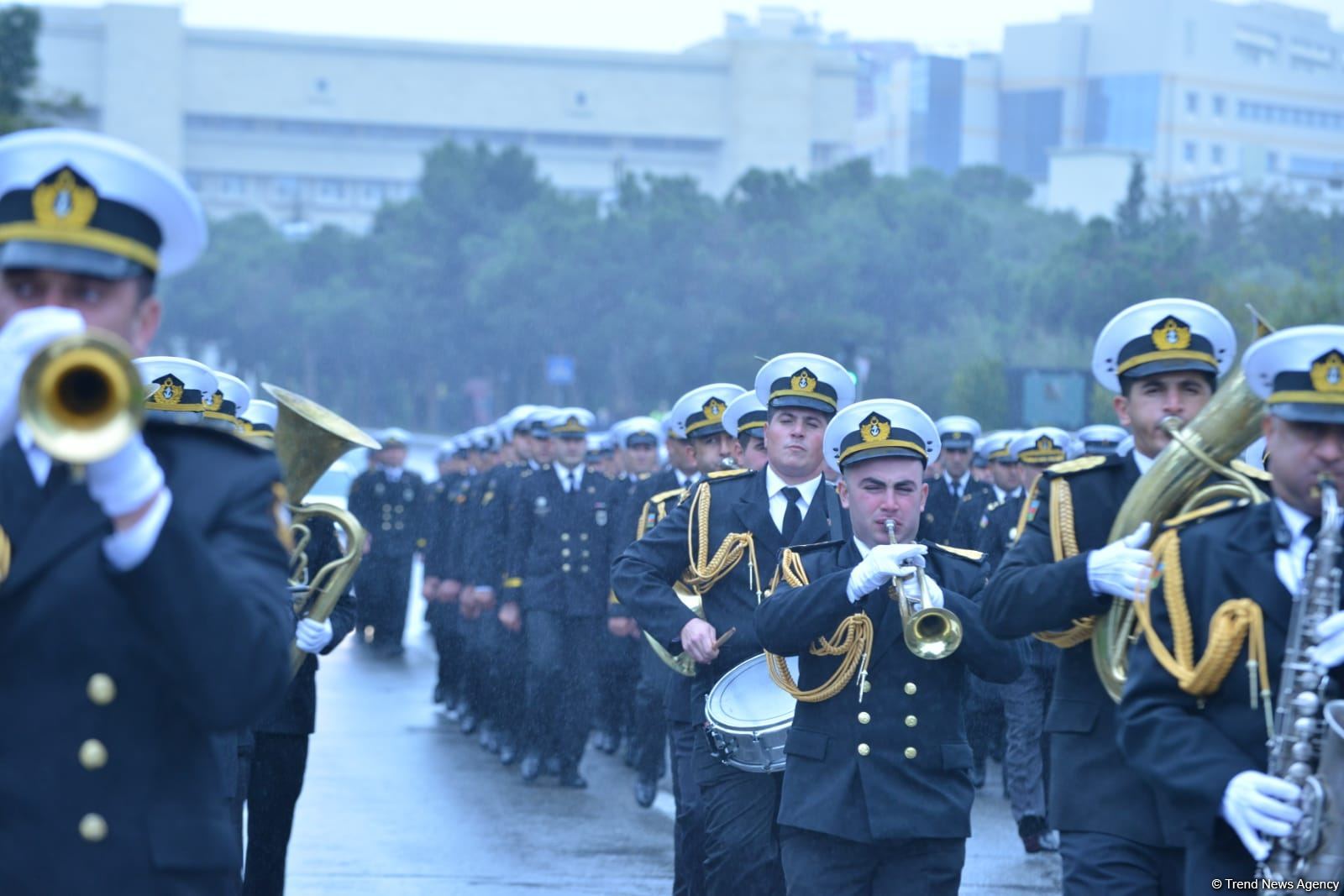 Procession with military bands in Baku on occasion of Victory Day (PHOTO/VIDEO)