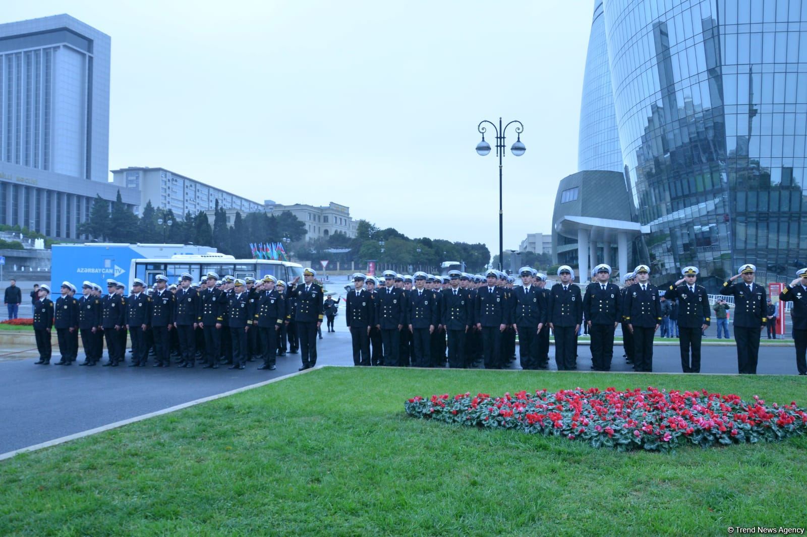 Procession with military bands in Baku on occasion of Victory Day (PHOTO/VIDEO)
