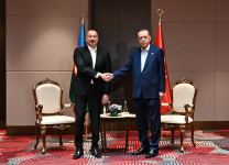 President of Azerbaijan Ilham Aliyev meets with President of Türkiye Recep Tayyip Erdogan in Samarkand (PHOTO/VIDEO)