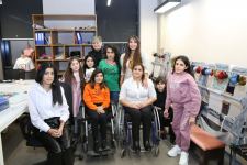 Вице-президент Фонда Гейдара Алиева Лейла Алиева посетила Центр инклюзивного развития и творчества DOST (ФОТО)