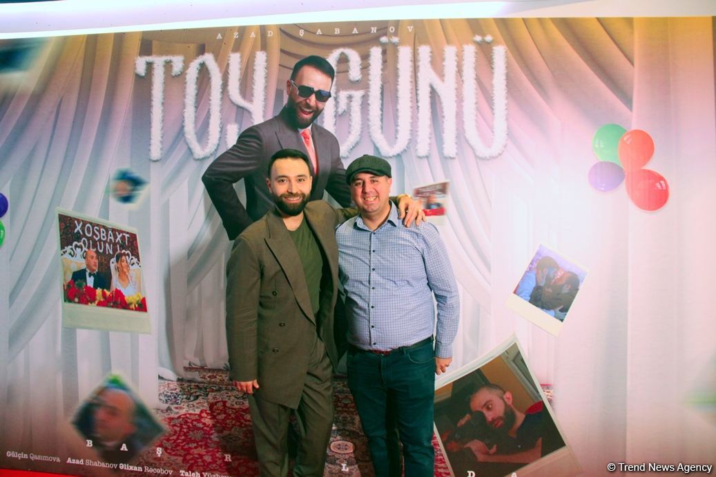Xoşbəxt olun! В Баку провели свадьбу в стиле 90-х – палатка, кукла на капоте машины и гламурные гости (ФОТО)