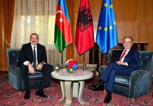 President of Azerbaijan Ilham Aliyev, President of Albania Bajram Begaj hold one-on-one meeting (PHOTO/VIDEO)