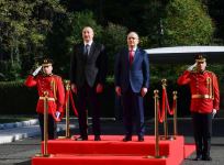 Official welcome ceremony held for President Ilham Aliyev in Tirana (PHOTO/VIDEO)