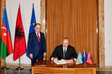 Official welcome ceremony held for President Ilham Aliyev in Tirana (PHOTO/VIDEO)