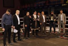 В Баку состоялась битва среди профессиональных боксеров за чемпионский пояс UBO (ФОТО)