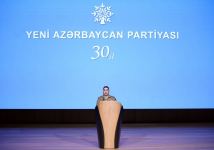 President Ilham Aliyev makes speech at event dedicated to 30th anniversary of New Azerbaijan Party (PHOTO/VIDEO)