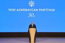 President Ilham Aliyev makes speech at event dedicated to 30th anniversary of New Azerbaijan Party (PHOTO/VIDEO)
