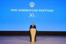 President Ilham Aliyev makes speech at event dedicated to 30th anniversary of New Azerbaijan Party (PHOTO/VIDEO)