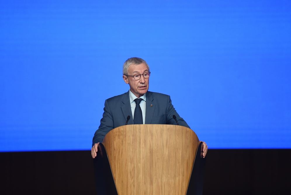 President Ilham Aliyev makes speech at event dedicated to 30th anniversary of New Azerbaijan Party (PHOTO/VIDEO)