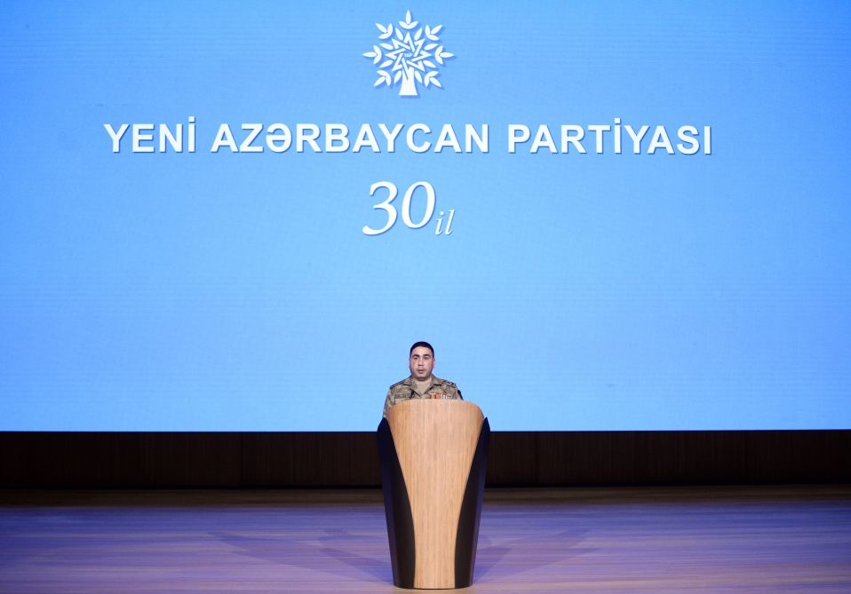 President Ilham Aliyev makes speech at event dedicated to 30th anniversary of New Azerbaijan Party (PHOTO/VIDEO)