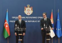 Президент Ильхам Алиев и Президент Александр Вучич выступили с заявлениями для печати (ФОТО/ВИДЕО)