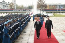 Official welcome ceremony held for President Ilham Aliyev in Belgrade (PHOTO/VIDEO)
