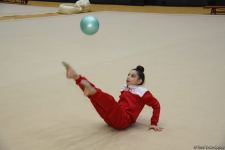 Training for First 'Ojag' International Rhythmic Gymnastics Cup being held in Baku (PHOTO)