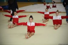 Training for First 'Ojag' International Rhythmic Gymnastics Cup being held in Baku (PHOTO)