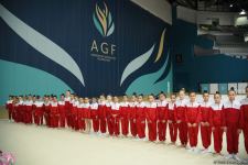 Training for First 'Ojag' International Rhythmic Gymnastics Cup being held in Baku (PHOTO)