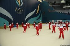 Training for First 'Ojag' International Rhythmic Gymnastics Cup being held in Baku (PHOTO)