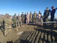 Number of anti-personnel mines discovered in Azerbaijan's Sarybaba direction (PHOTO)