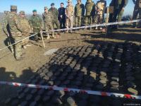 Number of anti-personnel mines discovered in Azerbaijan's Sarybaba direction (PHOTO)