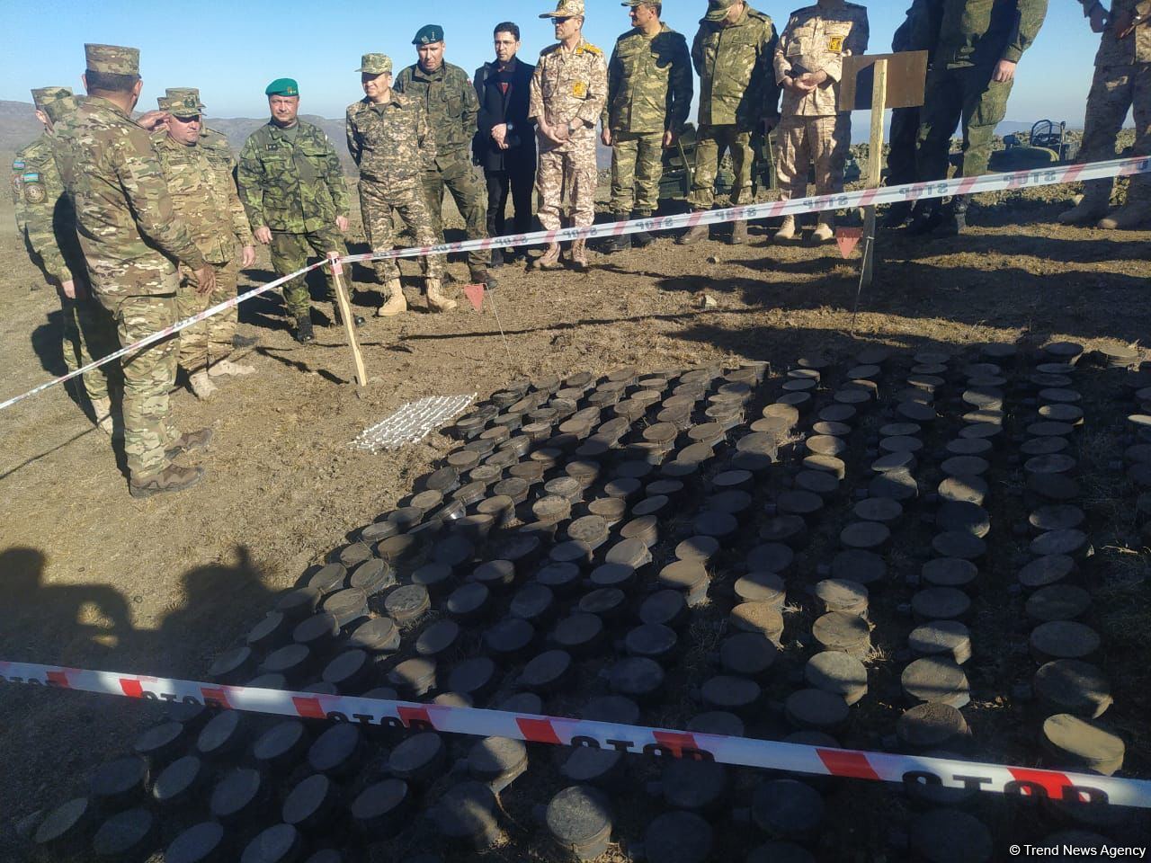 Number of anti-personnel mines discovered in Azerbaijan's Sarybaba direction (PHOTO)