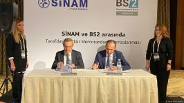 Azerbaijan's SINAM, local office of Lithuanian BS/2 company sign memorandum of partnership (PHOTO)
