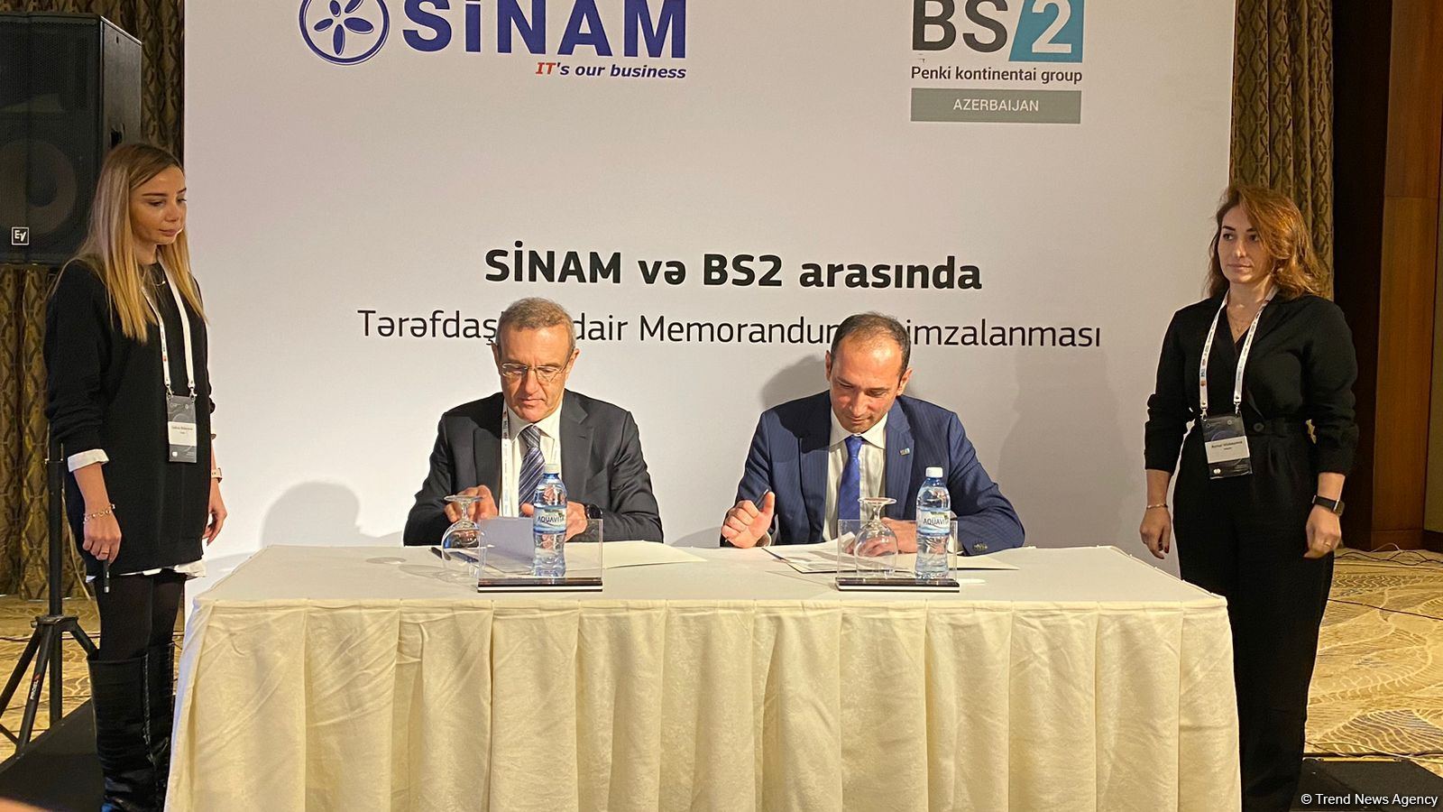 Azerbaijan's SINAM, local office of Lithuanian BS/2 company sign memorandum of partnership (PHOTO)