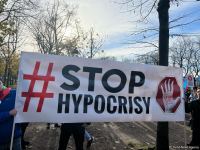 Members of Azerbaijani diaspora hold rally against anti-Azerbaijani resolution in Paris (PHOTO/VIDEO)