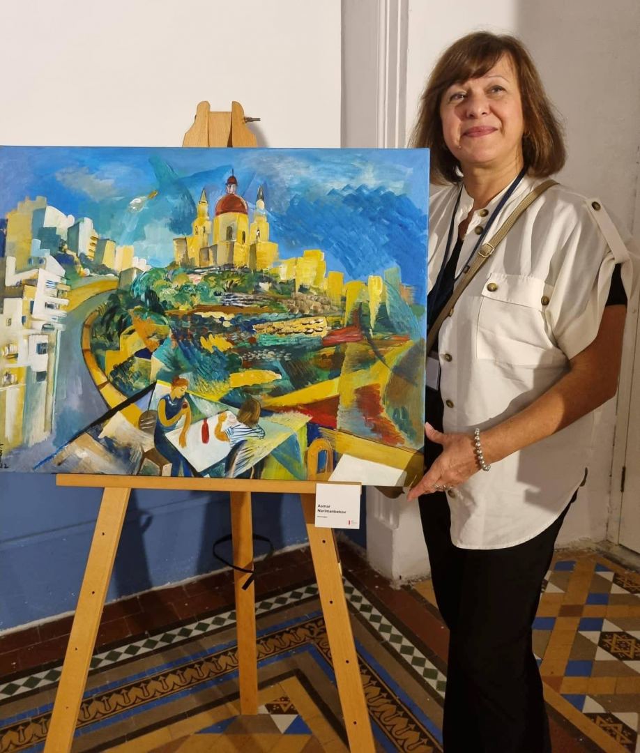 Азербайджанская художница приняла участие в международном проекте Art Camp Malta (ФОТО)
