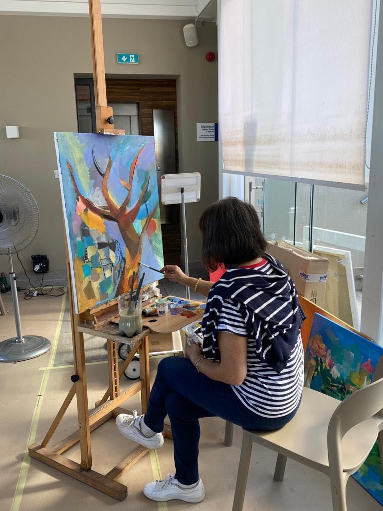 Азербайджанская художница приняла участие в международном проекте Art Camp Malta (ФОТО)