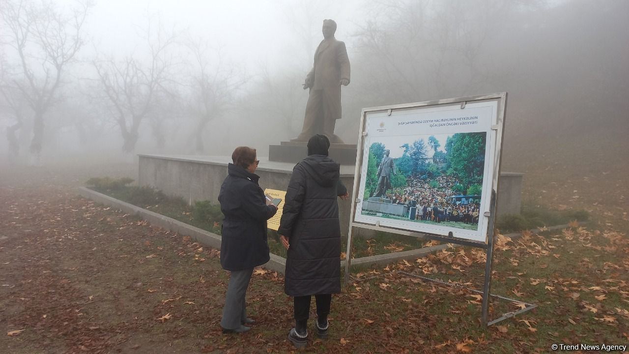 Азербайджанские исследователи из Ирана, ныне проживающие во Франции, посетили Шушу (ФОТО)