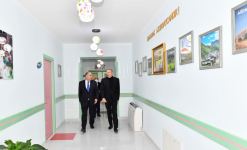 Президент Ильхам Алиев принял участие в открытии яслей-детского сада, построенного в Огузе по инициативе Фонда Гейдара Алиева (ФОТО/ВИДЕО)