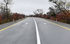 Президент Ильхам Алиев принял участие в открытии после реконструкции автодороги Огуз-Шеки (ФОТО/ВИДЕО)