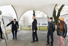 Президент Ильхам Алиев и Первая леди Мехрибан Алиева ознакомились с ремонтно-реставрационными работами, проводимыми на территории Шекинского национального историко-архитектурного заповедника «Юхары Баш» (ФОТО/ВИДЕО)