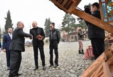 Президент Ильхам Алиев и Первая леди Мехрибан Алиева ознакомились с ремонтно-реставрационными работами, проводимыми на территории Шекинского национального историко-архитектурного заповедника «Юхары Баш» (ФОТО/ВИДЕО)