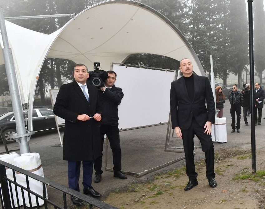 Президент Ильхам Алиев и Первая леди Мехрибан Алиева ознакомились с ремонтно-реставрационными работами, проводимыми на территории Шекинского национального историко-архитектурного заповедника «Юхары Баш» (ФОТО/ВИДЕО)