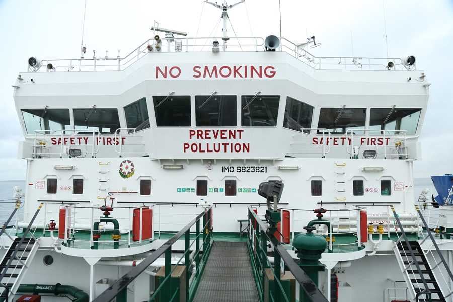Overhaul of Azerbaijani 'Professor Aziz Aliyev' tanker wraps up (PHOTO)