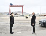 President Ilham Aliyev attends commissioning ceremony of “Academician Khoshbakht Yusifzade” tanker (PHOTO)