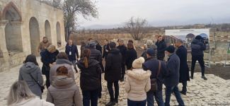 Руководство ИКОМОС и зарубежные эксперты по культурному наследию посетили Карабах (ФОТО)